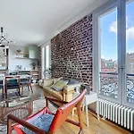 Bright Apartment In Mouzaia Paris 19Th Arrondissement